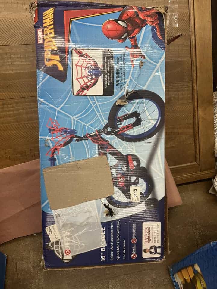 spider man bicycle